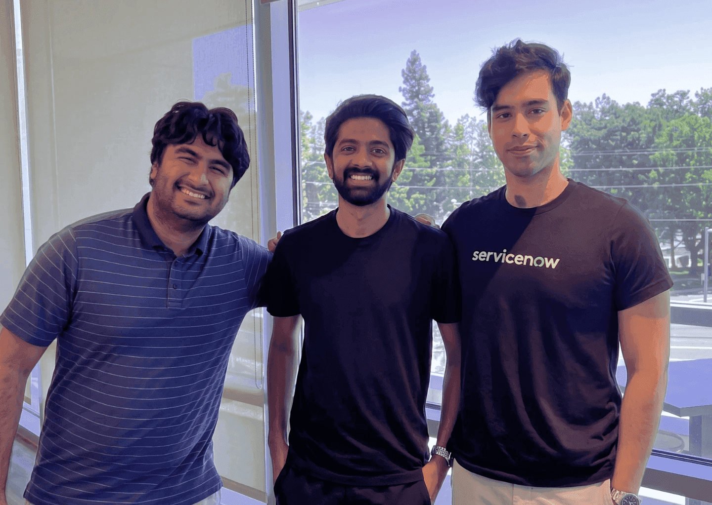 Kabir Israni during his internship at ServiceNow