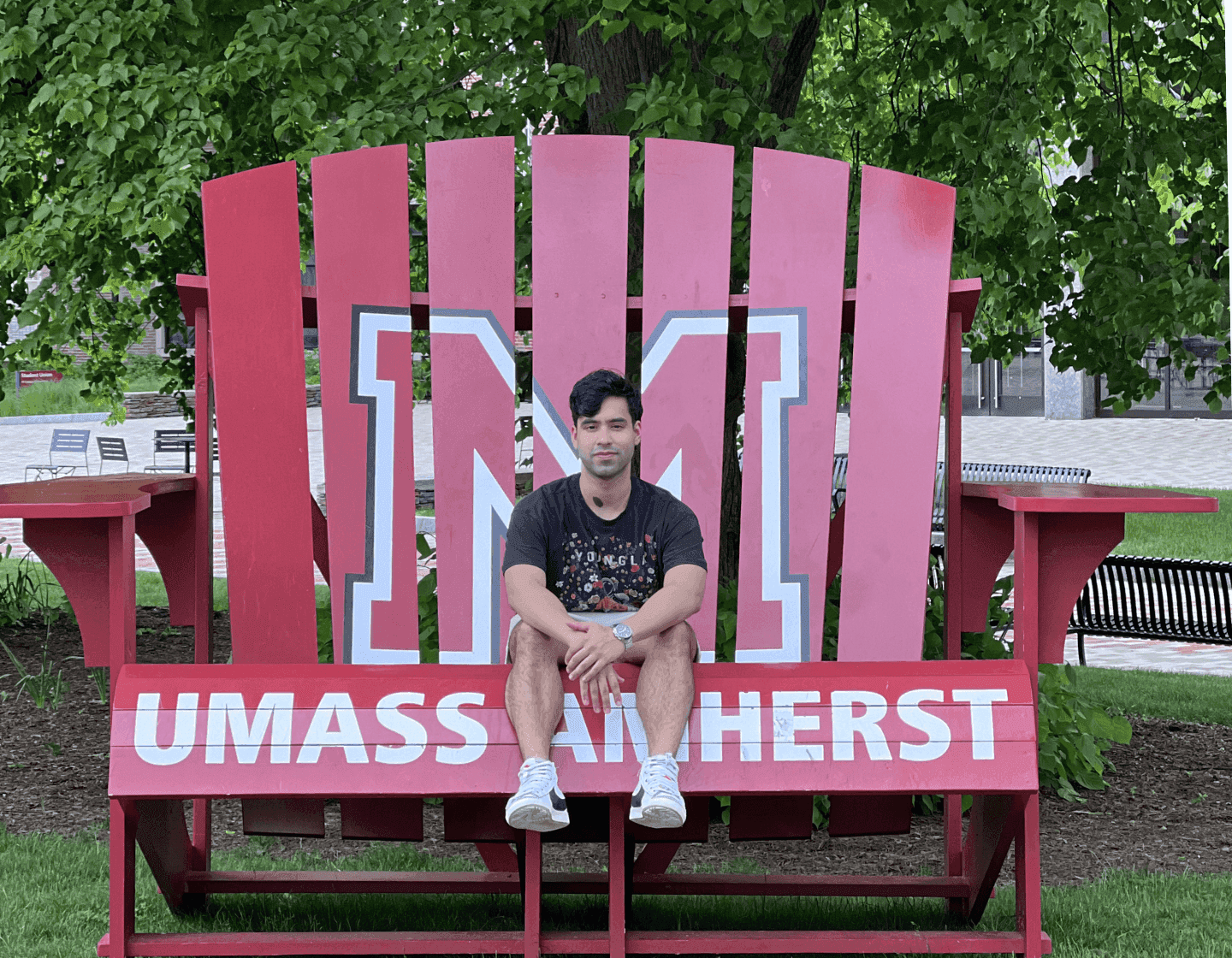 Kabir Israni in his college days